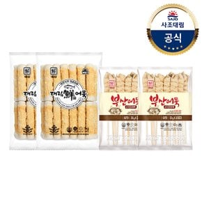 [대림냉동] 직화구운어묵(냉동) 1,000g x2개 +사각꼬치어묵 600g(냉동) x2개