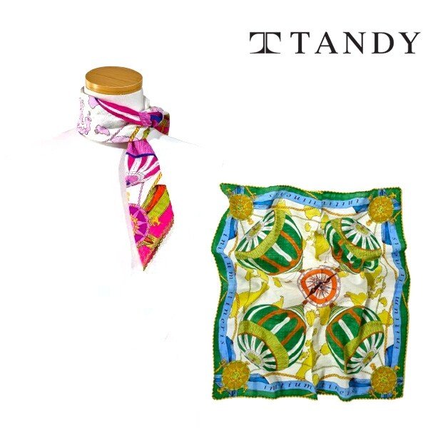 TANDY 에어벌룬 손수건 스카프