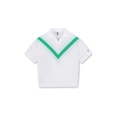 왁[WAAC]골프 (WWTCM24301LBX)여성 Color Block Rib Ice Cotton Pique SS Polo