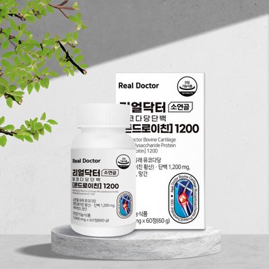 [리얼닥터] 소연골 뮤코다당단백 콘드로이친 1200 60정 (1개월분) / 관절 연골 뼈 멀티케어