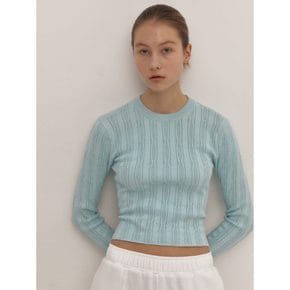 Cotton Blended BackPoint Pullover Mint (WE4251C20M)