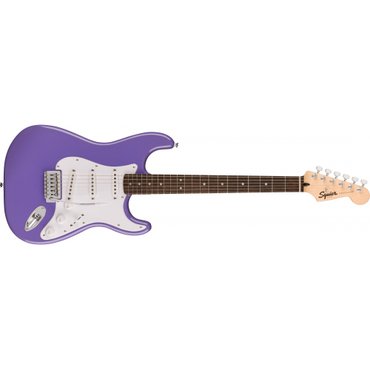  Squier by Fender Squier Stratocaster, Laurel Fingerboard, White Pickguard, Ultraviolet