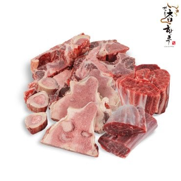 전통참한우 사골2kg+잡뼈2kg+사태400g 총 4.4kg (몸보신/곰탕용)