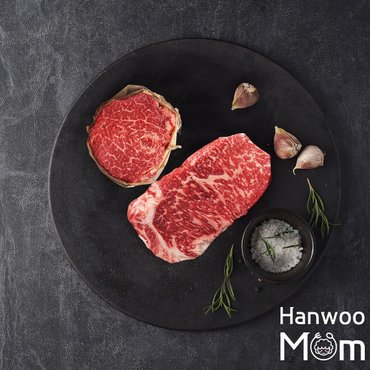 민통선한우 [한우맘] 한우 1등급 구이용 모듬 총 400g (안심 200g + 채끝 200g)