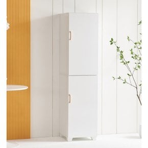 깔끔한 냉장고형 도어포켓 주방 키큰 수납장(40cm2색) 가구 키높은 정리 보조 다이닝