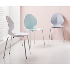 다리까지 ALL파스텔컬러 디자인 카페 식탁 의자(5색) 업소 영업용 명품 가구 북유럽