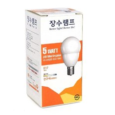 작은전구 긴수명 절전형 균일한빛 조명등 5W 전구색 (WD600CA)