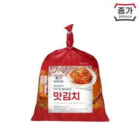 [공식판매몰] [종가] 먹기좋게 썰은 맛김치 900 g (비닐)