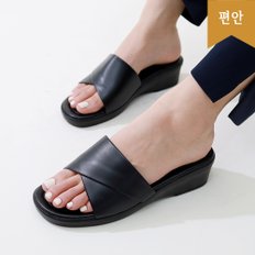 5cm 슬리퍼 주름 통굽 웨지 사무실슬리퍼 국내생산 112381