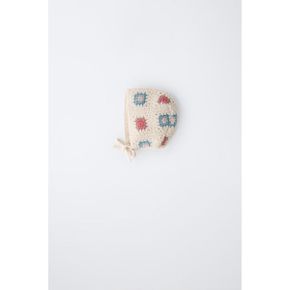 ZARA 자라 키즈 지오메트릭 크로셰 BONNET 에크루 5536573712 5536573 1439556