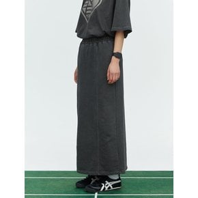 MNS PIGMENT LONG SKIRT_CHARCOAL