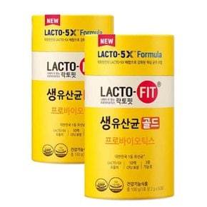 락토핏 생유산균 골드 5X 2g 50포 x 2통 100포