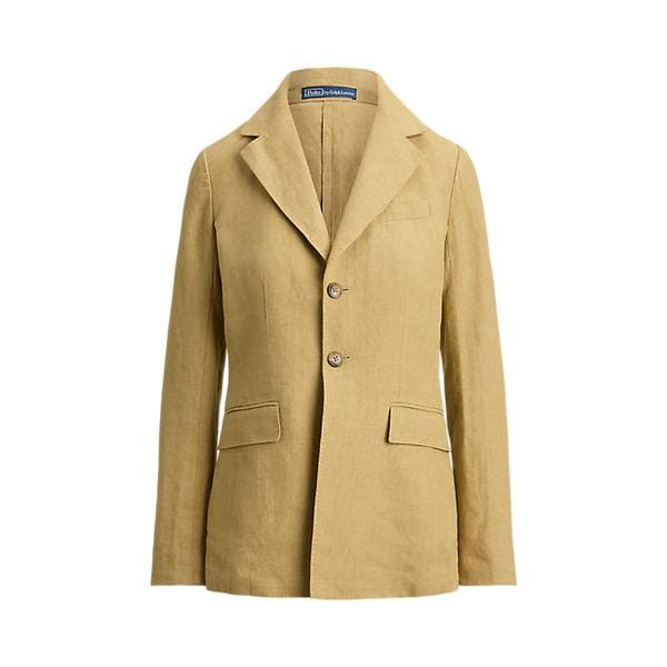 여성 싱글 브레스트 델라베 리넨 블레이저(WMPOOTWN5V20369260)