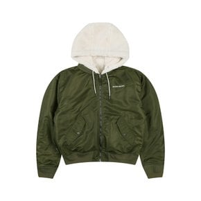 REV FAKE FUR MA-1 JACKET [2 COLOR]