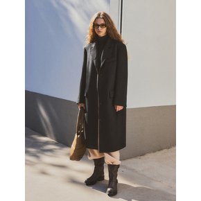 Classic Wool Overfit Coat _CTO105(Black)