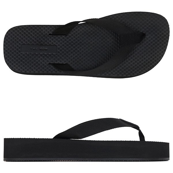 [부산점] 25SS 블랙 듄 플랫폼 플립플랍 샌들 F1586GRO BLK