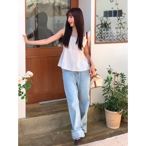 NOVER STRAIGHT DENIM PANTS (SKY BLUE)