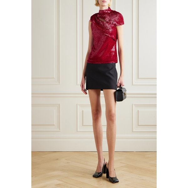 컷아웃 필 쿠포 블라우스 46376663162915024