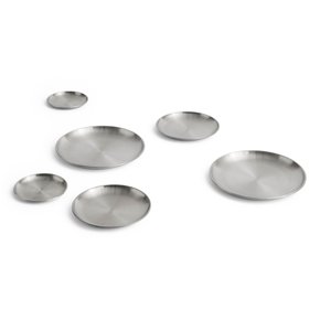 [헤이]  Outdoor Market Steel Plate - et of 2-Small 7384386