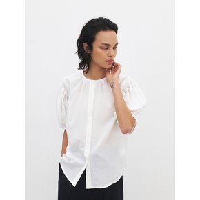 TFR SMOKED PUFF BLOUSE_2COLORS