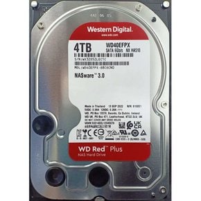 Western Digital WD Red Plus HDD 4TB CMR 3.5 SATA 5400rpm 256MB NAS WD40EFPX-EC 웨스턴