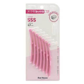 우일 SSS 덴탈치간칫솔L형7P 0.7mm-8687 X ( 3매입 )