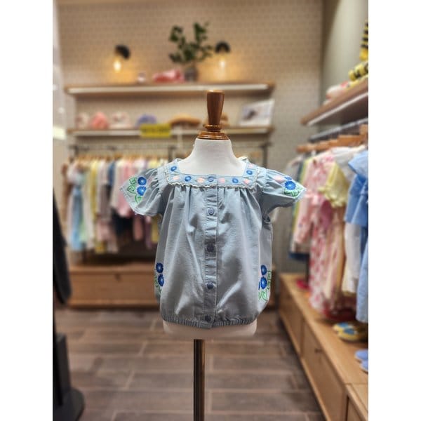 [파주점] 리틀그라운드(SK)룰라비- 데님블라우스 7531231203