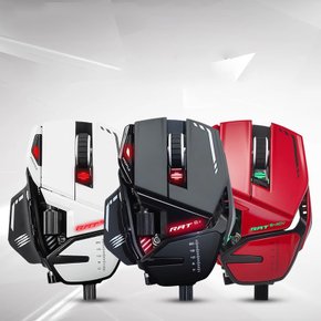 MADCATZ RAT8+ 게임 기계 마우스 RGB 라이트 받침대 조정가능