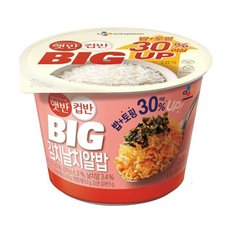 CJ제일제당 햇반 컵반 BIg 김치날치알밥 264g x6개