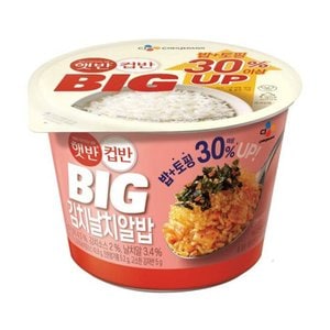  CJ제일제당 햇반 컵반 BIg 김치날치알밥 264g x6개