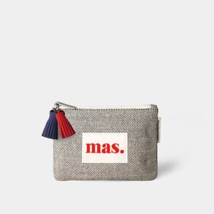 마스마룰즈 Basic pouch _ 헤링본 블랙