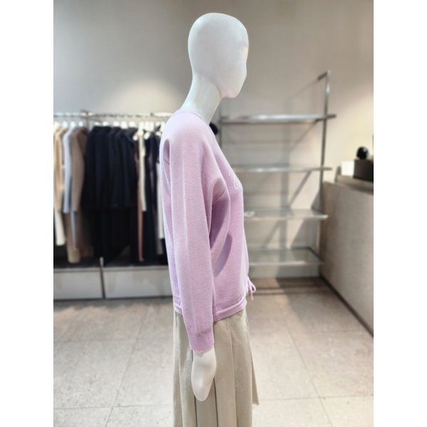 [여주점] [나이스클랍] 밑단 스트링 레터링 니트 풀오버 A261PWK101