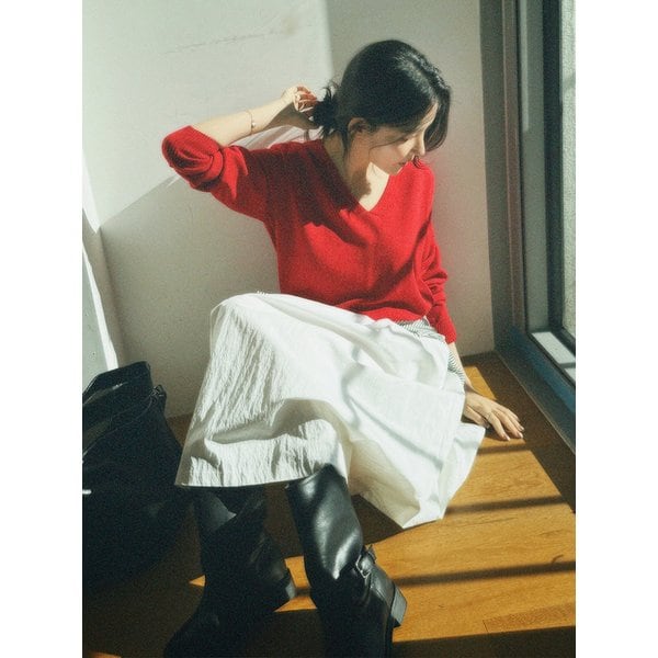 [퀸지 PICK]Classical Soft V-Neck Knit (3color)