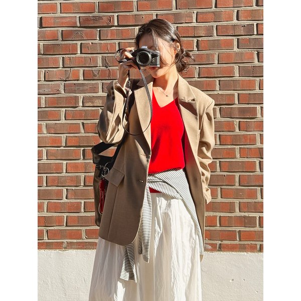 [퀸지 PICK]Classical Soft V-Neck Knit (3color)