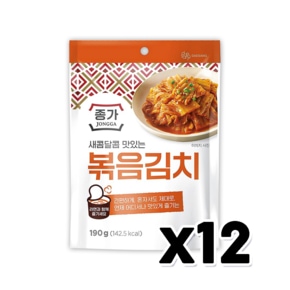 종가집 볶음김치 190g x 12개