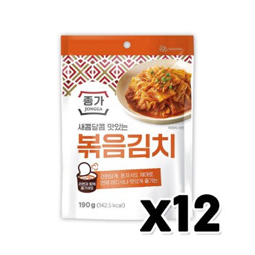  종가집 볶음김치 190g x 12개