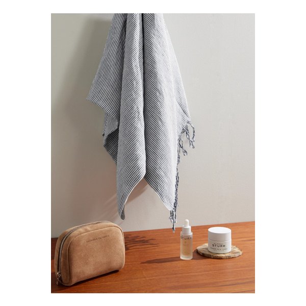 브루넬로쿠치넬리 프린지 스트라이프 리넨 비치 타월 46376663162856571