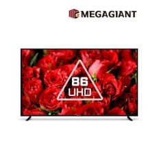 메가TV 86인치 4K UHD TV모니터 대형 호텔 아파트 중소기업TV Q8602UH 지방권벽걸이(방문설치)