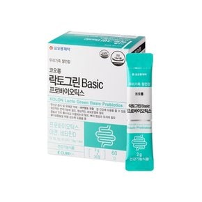 코오롱 락토그린 Basic 프로바이오틱스 30포