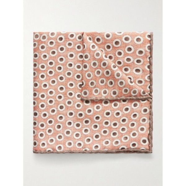 브루넬로쿠치넬리 폴카 도트 실크 포켓 스퀘어 46376663163013758