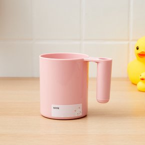 애니멀 네임택 양치컵 PINK