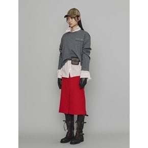 [Atelier] Back Frill H-line Long Skirt_LFKAW24805REX