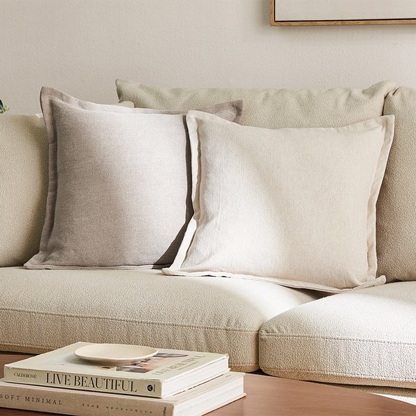 레아 린넨 블렌드 쿠션커버 50x50