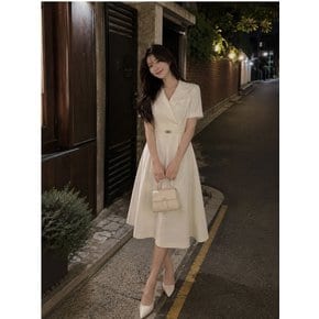 [2026 SEASON OFF] 언발란스 피크드 플레어 원피스 GS5M0OP961