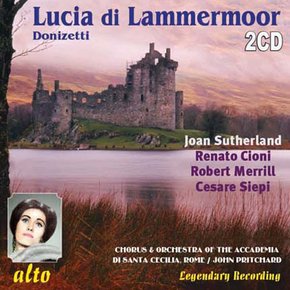 GAETANO DONIZETTI - LUCIA DI LAMMERMOOR/ JOAN SUTHERLAND, JOHN PRITCHARD 도니제티: 람메르