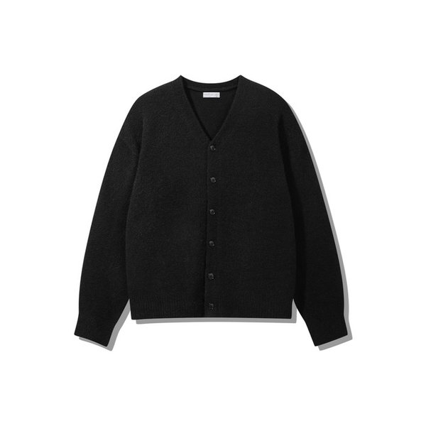 브이넥 니트 가디건 BK8942_블랙