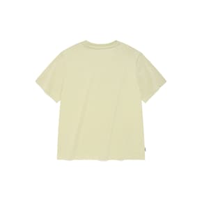 우먼 레귤러핏 쿠퍼 로고 티셔츠 라이트 그린 CO2402ST70LN