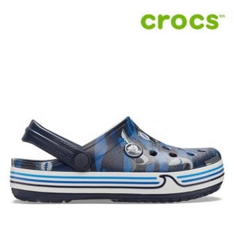 크록스 [세일] 크록스 아동 샌들 /47- 206152-410 / Kids Crocband Shark Clog Navy