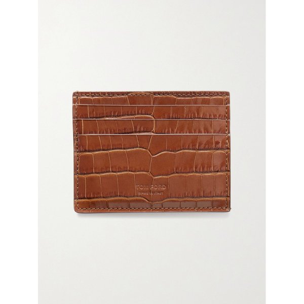 크로크 효과 가죽 카드지갑 46376663162968695
