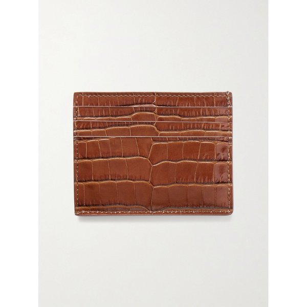 크로크 효과 가죽 카드지갑 46376663162968695